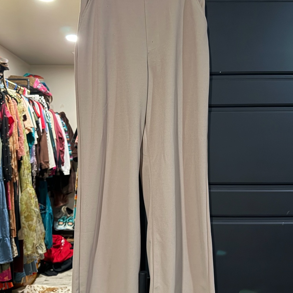 T.J.Maxx Cream Wide Leg Pants